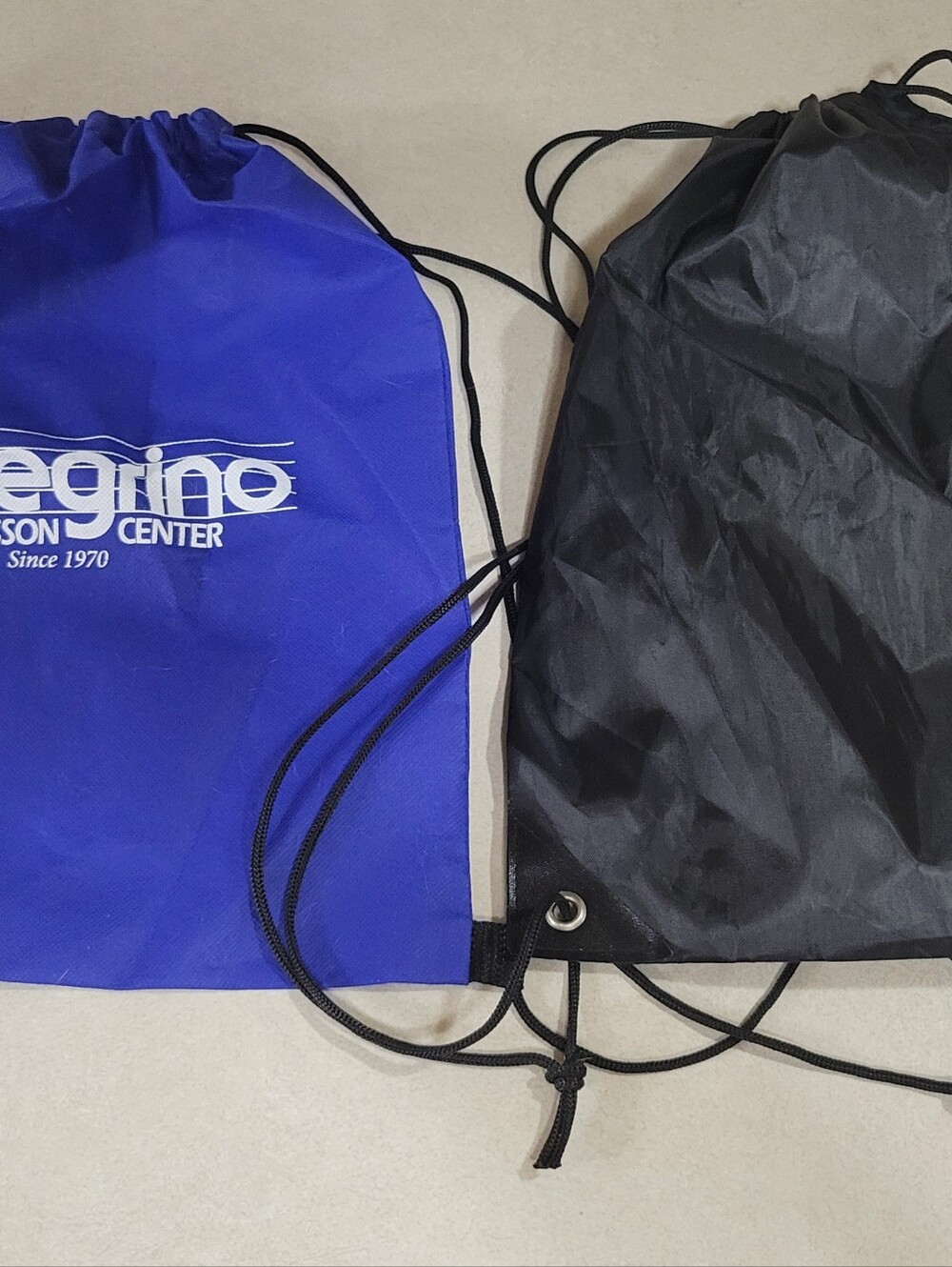 2 New Cinch Drawstring Bags